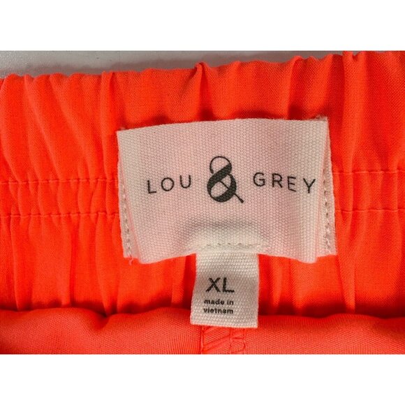 Lou & Grey Skort Wanderweave Bright Orange Athletic Elastic Waist Polyester XL - Picture 7 of 7